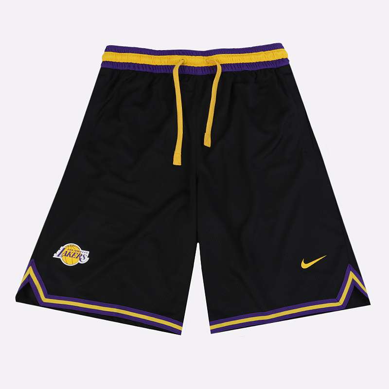 мужские черные шорты Nike NBA Los Angeles Lakers Short AV0148-010 - цена, описание, фото 1